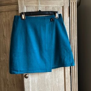 Loft; Faux wrap skirt